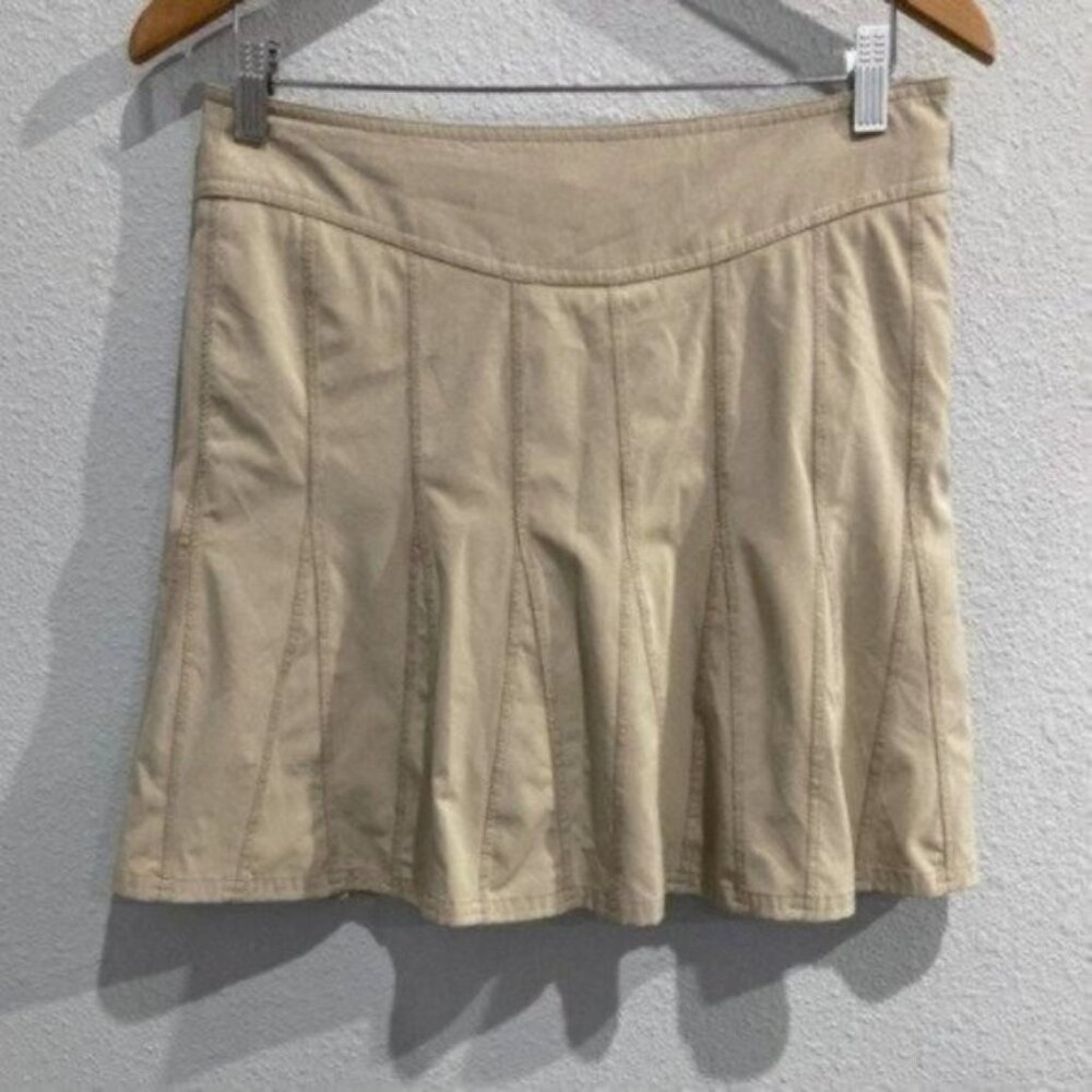 Athleta Beige Pleated Skort